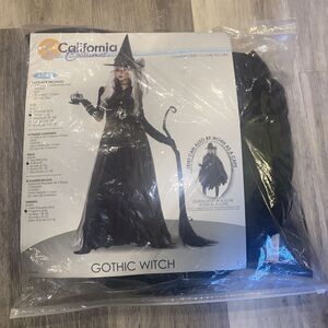 California Costume Gothic Witch Magic Wizard Adult Women Halloween Sz Small 6-8